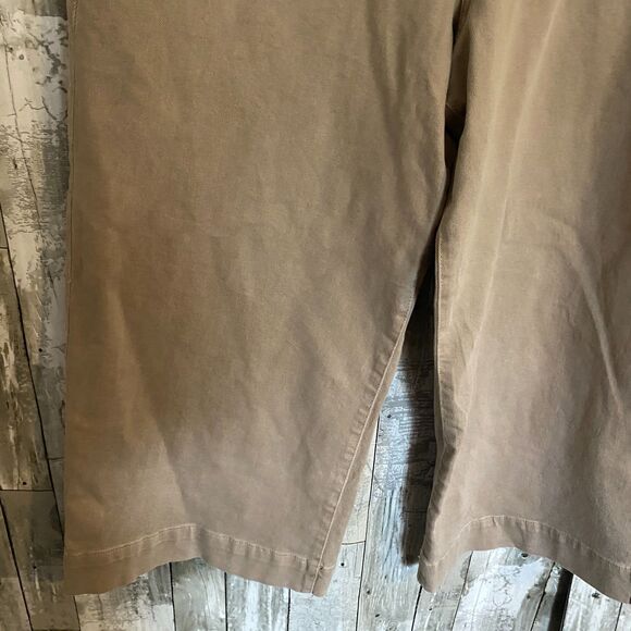 A.N.A A new approach tan high rise wide leg crop 18 - Picture 3 of 5